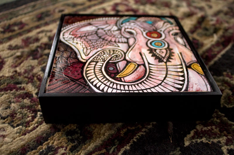 indian elephant miniature