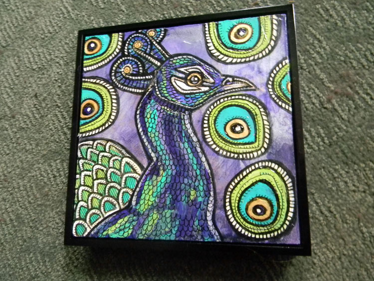 peacock art