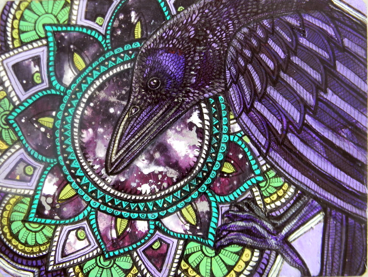 raven totem box