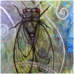 Cicada Insect Art