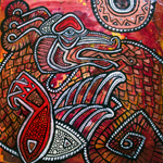 dragon tribal fantasy art