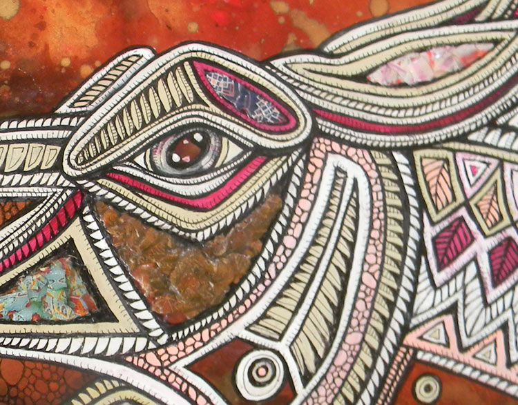 tribal animal art