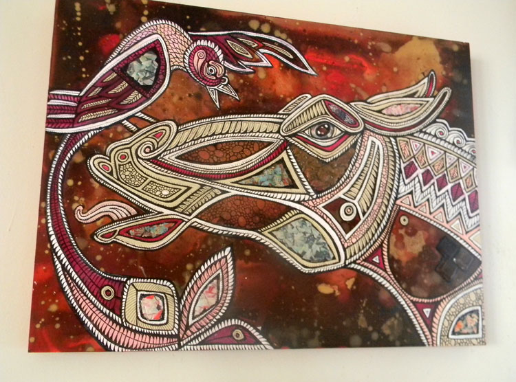 tribal animal art