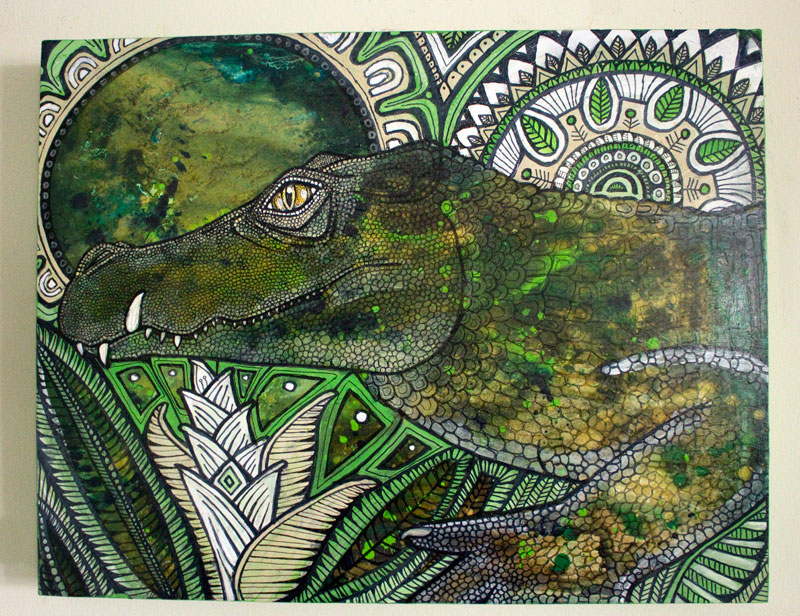 alligator art