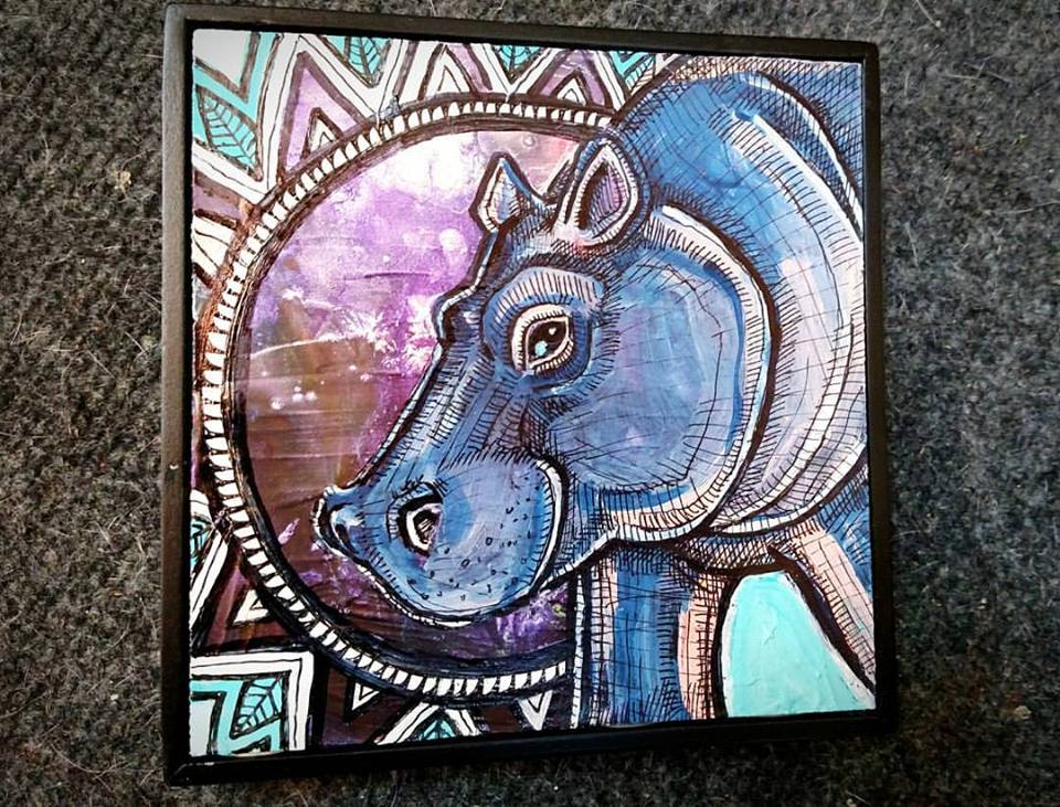 hippo art