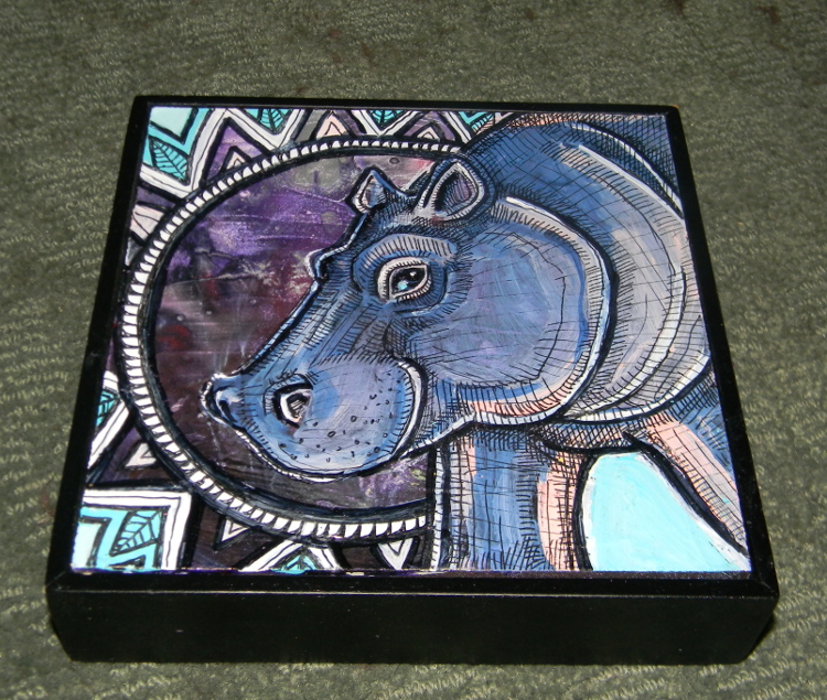 hippo art