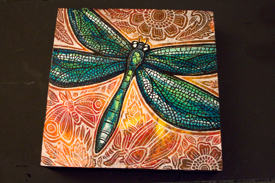 dragonfly insect art
