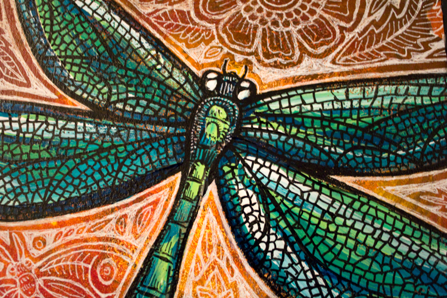dragonfly insect art