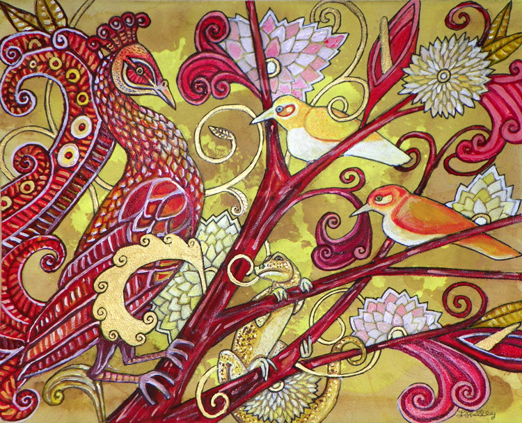 bird art by Lynnette Shelley