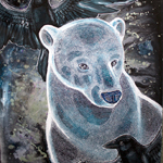 polar bear painting