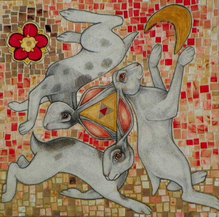 three hares painting