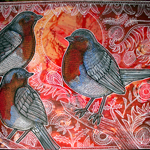 robin bird art
