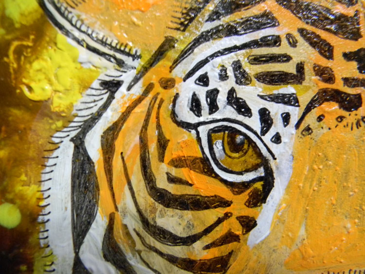 tiger animal art