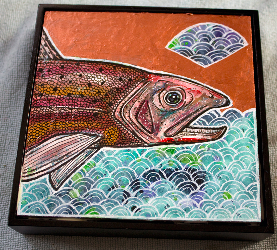 cutthroat trout art