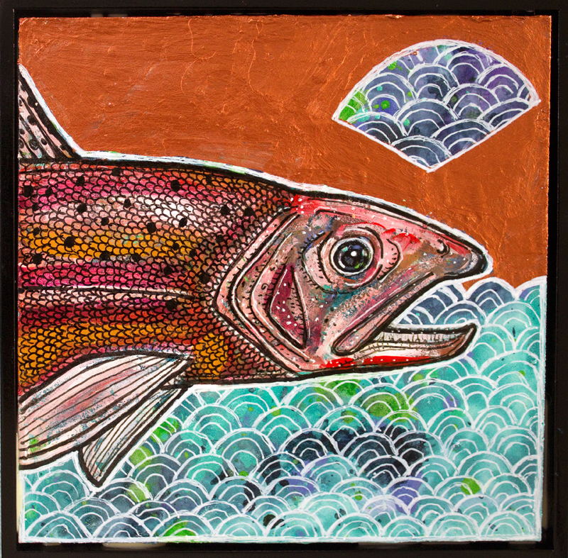 cutthroat trout art