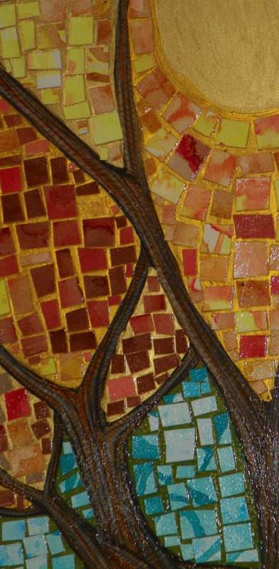detail of tree art