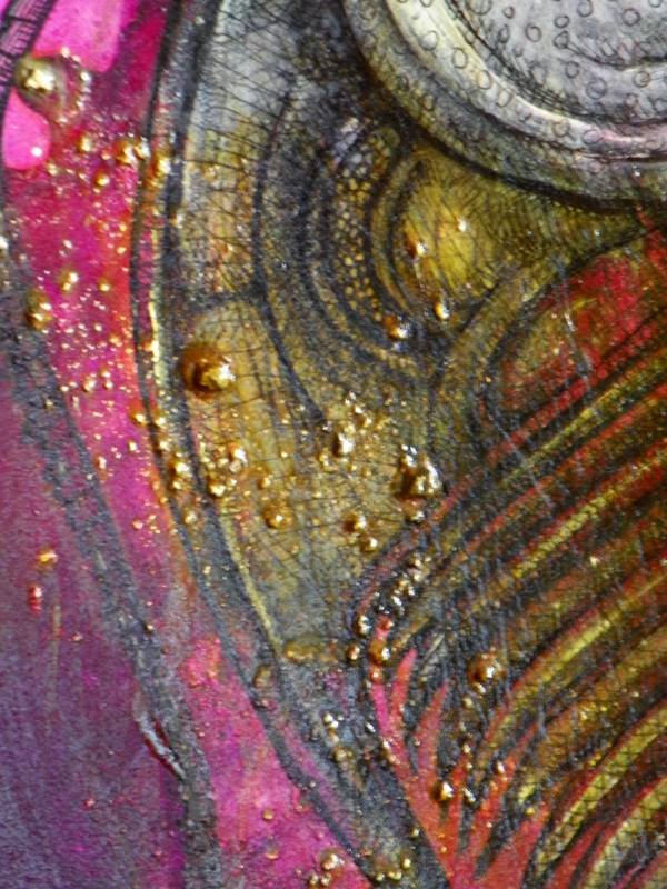 detail of trilobite