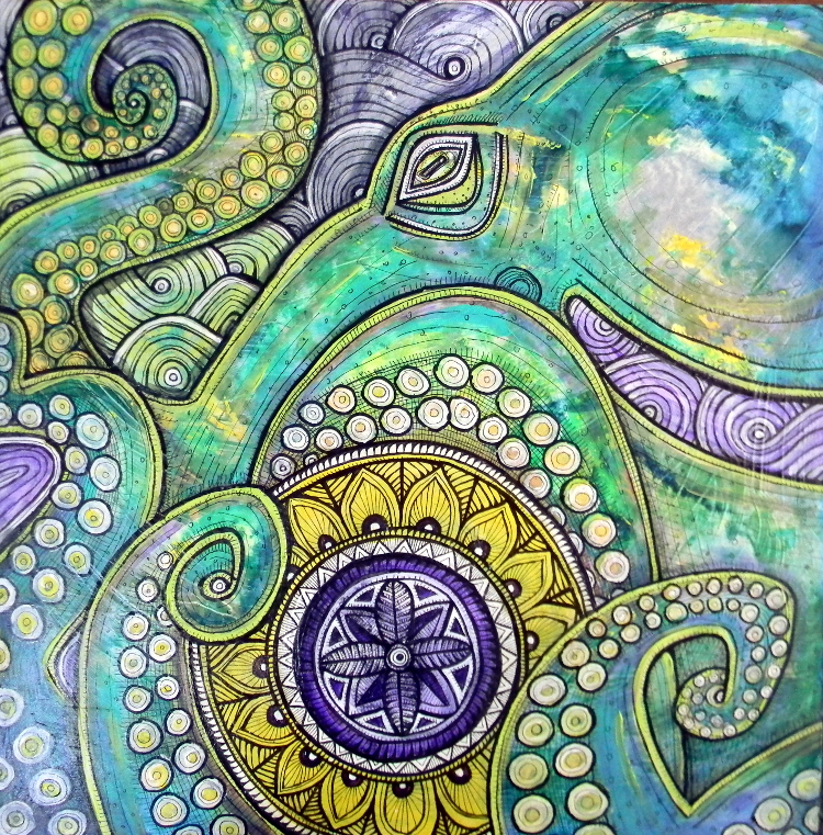 octopus painting