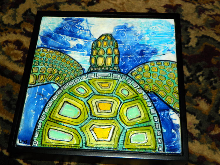 sea turtle painting