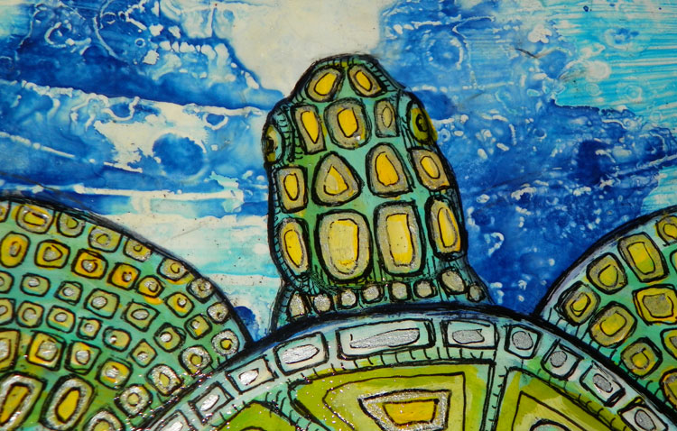 sea turtle painting