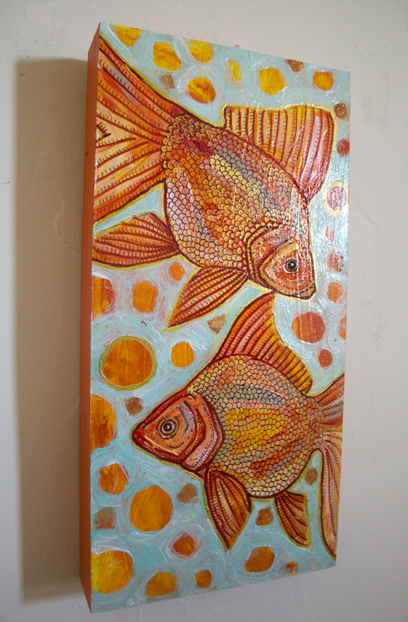 gold fish art