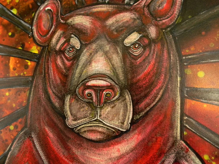 grizzly bear art
