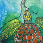 sea turtle art