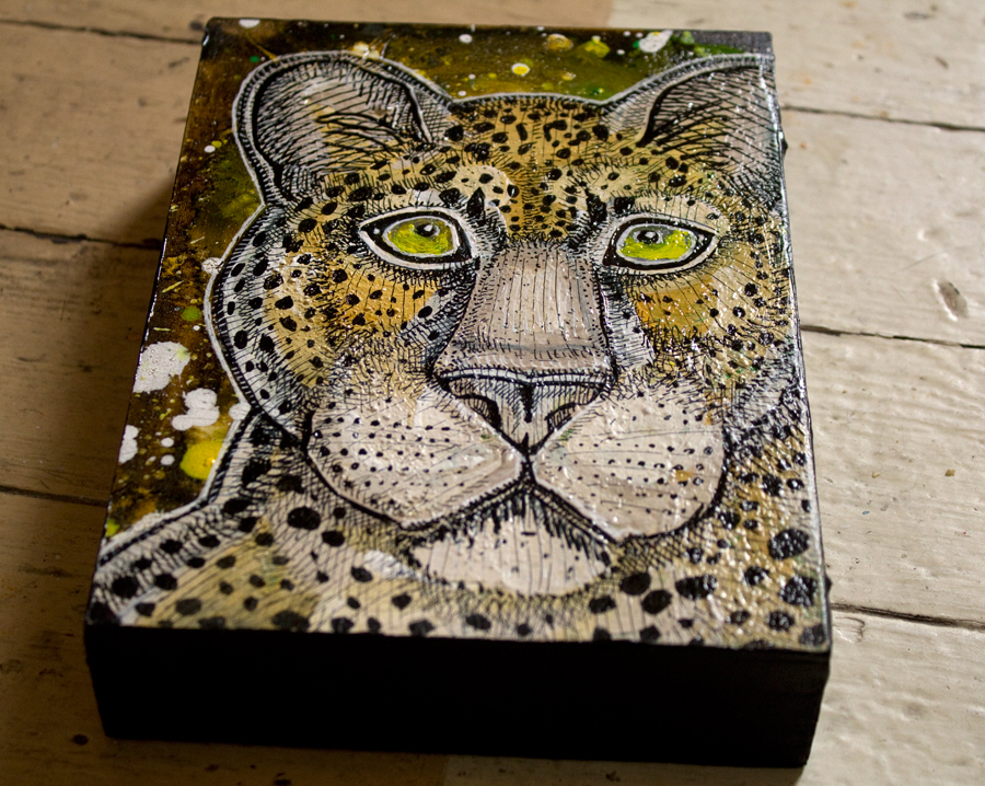 leopard big cat art