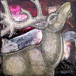 stag deer art